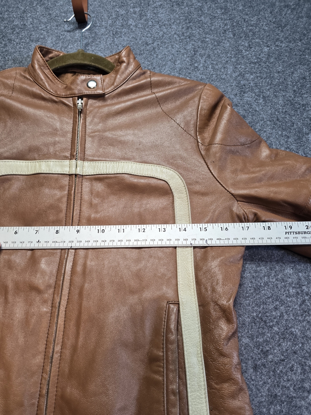 Vintage Leather Moto Jacket Small - Picture 9 of 13